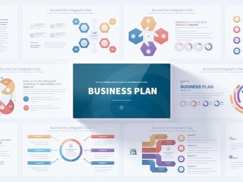 Business Plan - PowerPoint Infographics Slides 94AFDU9