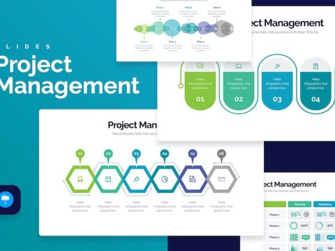 Business Project Management Keynote Infographics RNCATY3