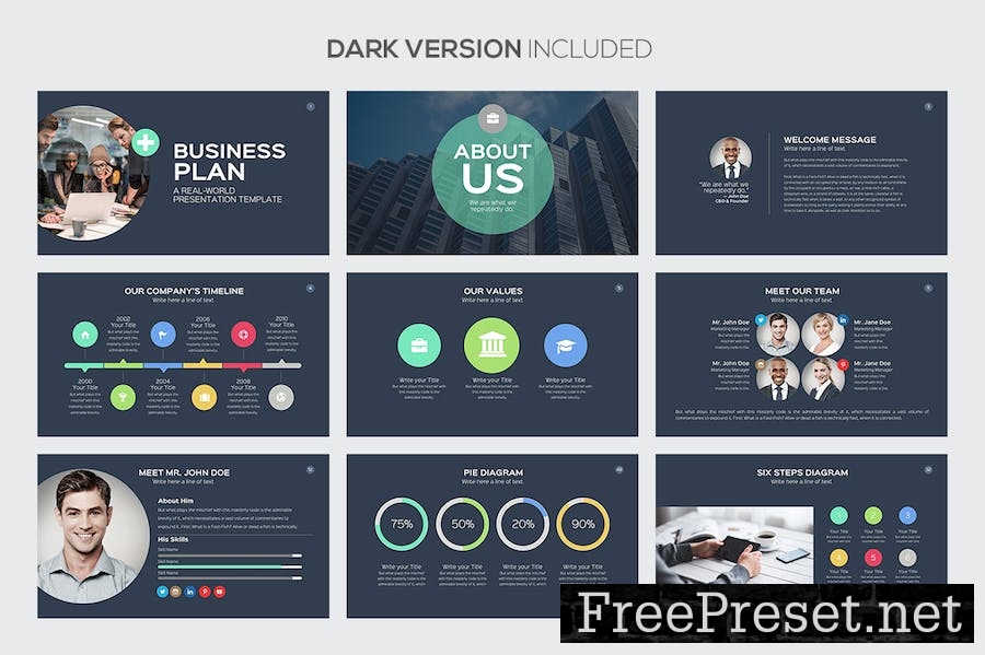 Business Proposal Keynote Template WLURRA