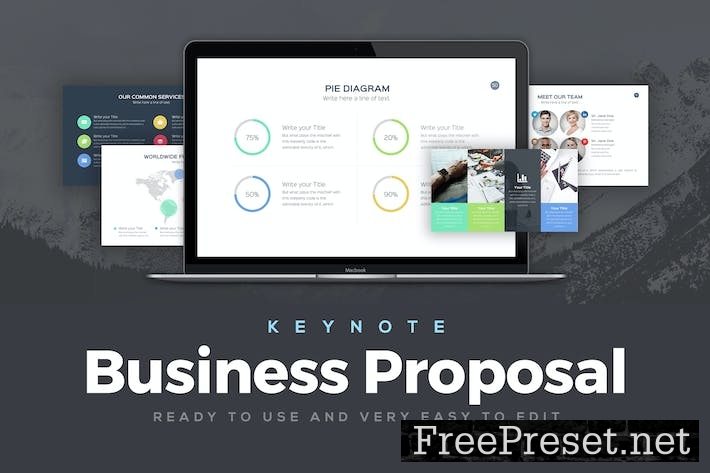 Business Proposal Keynote Template WLURRA