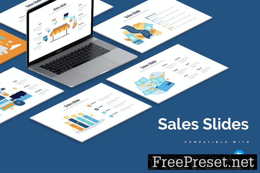 Business Sales Slides Keynote Infographics LECXYLB