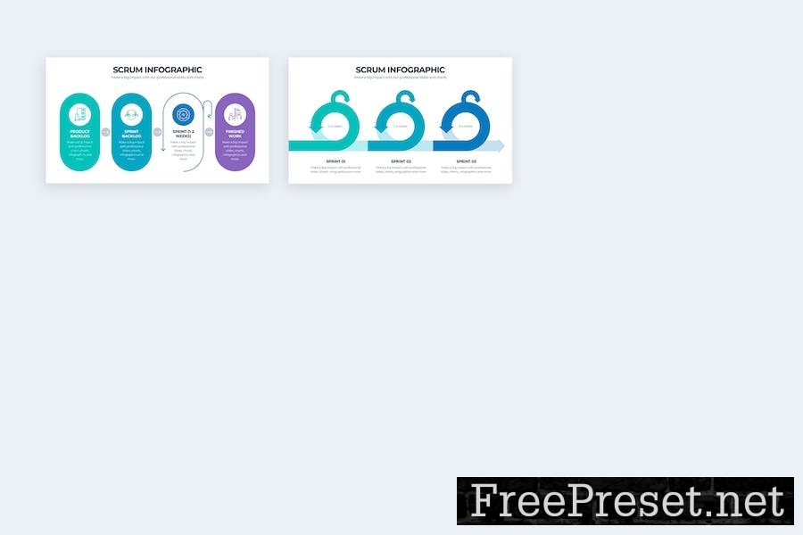 Business Scrum Keynote Infographics G3P6WWY