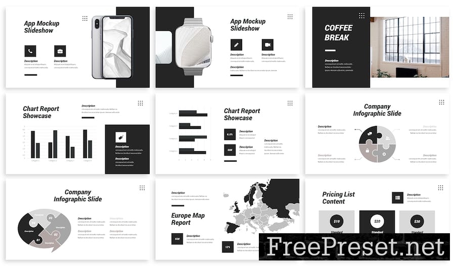 Business Showcase - Business Powerpoint Template 7G6XYMD