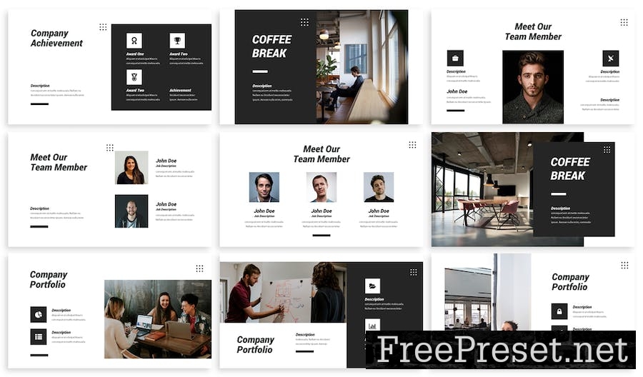 Business Showcase - Business Powerpoint Template 7G6XYMD