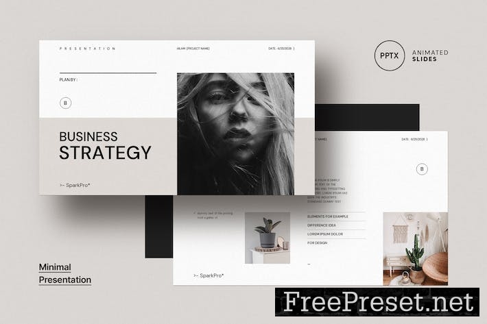 Business Strategy Template W3ZX6SS