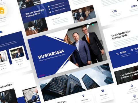 Businessia - Business Google Slides Template YBQMFDB