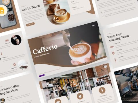 Caferio - Cafe Google Slides Template QEFUFX5