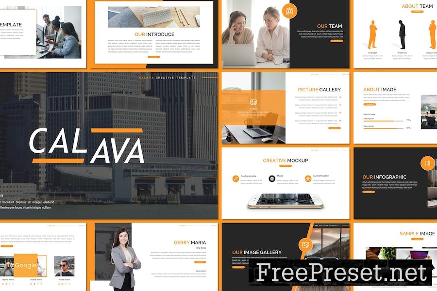 Calava - Business Google Slides Template U5LKRAD