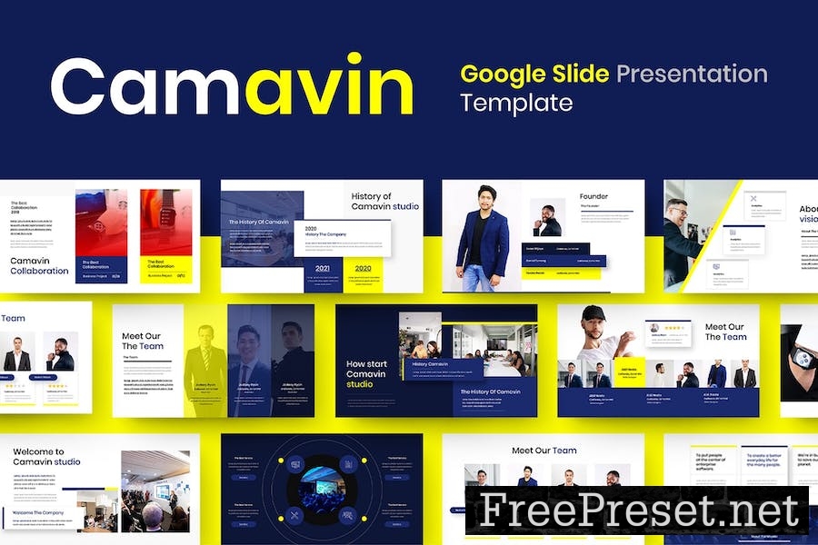 Camavin - Business Google Slide Template EDRYB3E