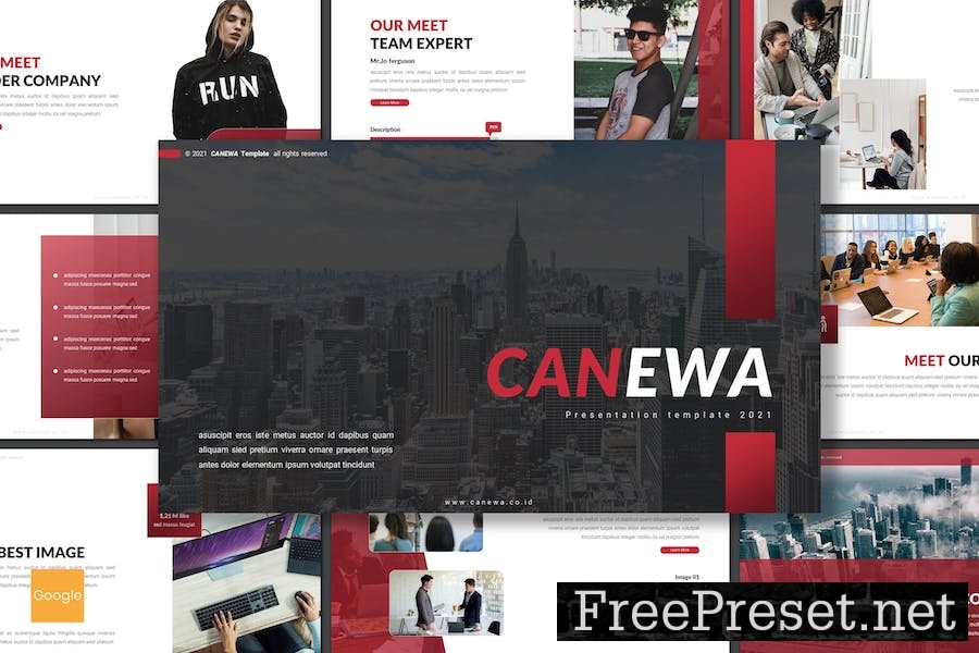 Canewa - Business Google Slides Template B93WPUT