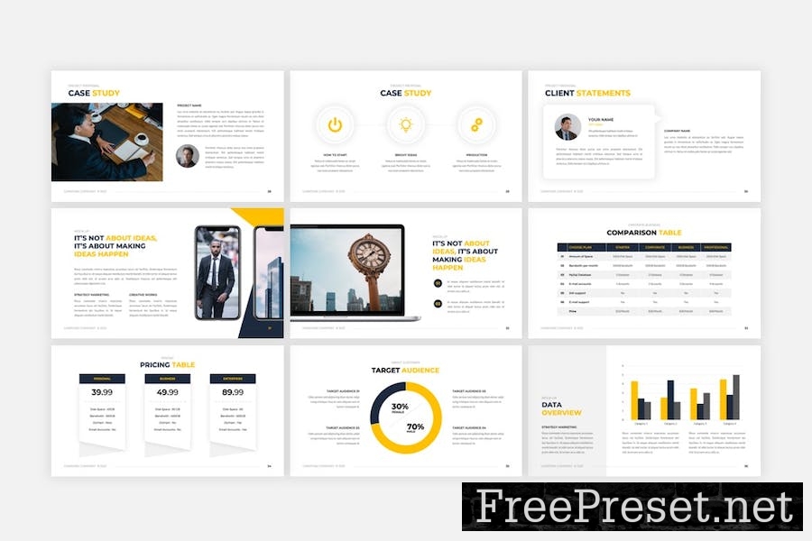 Canpora - Project Proposal Google Slides Template Q8PLF3X