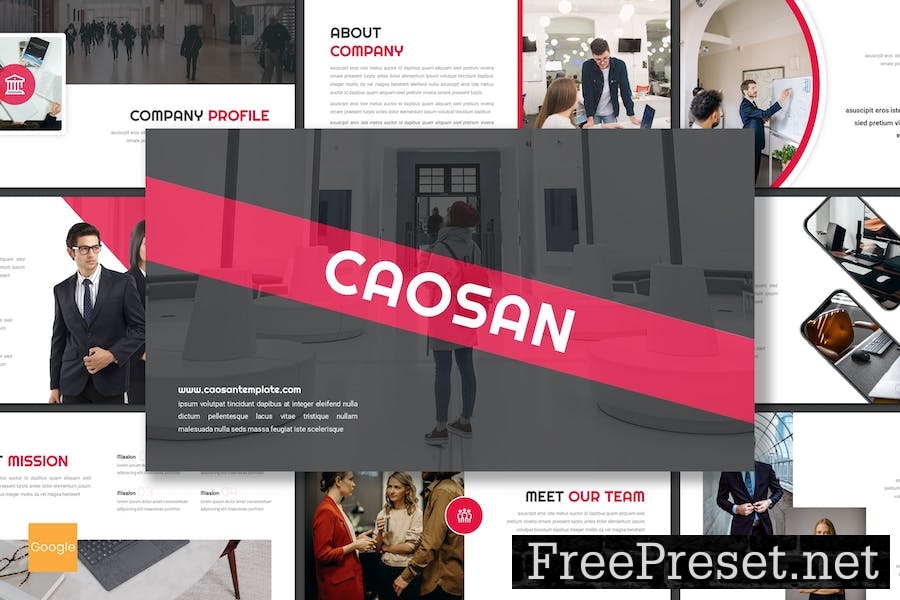 Caosan - Business Google Slides Template 6ZUZAXX