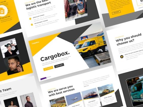 Cargobox - Logistic Google Slides Template