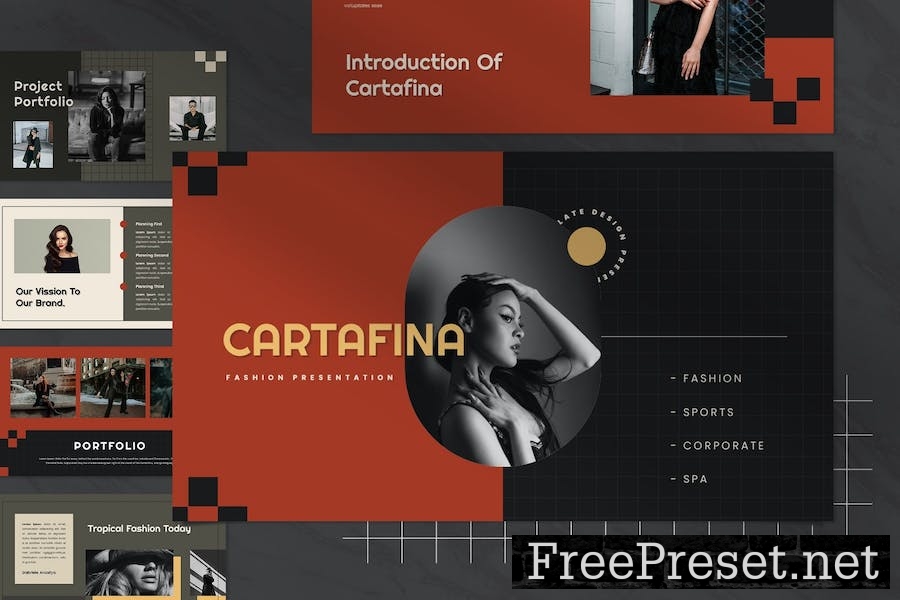 Cartafina - Google Slides Templates AQF46B9