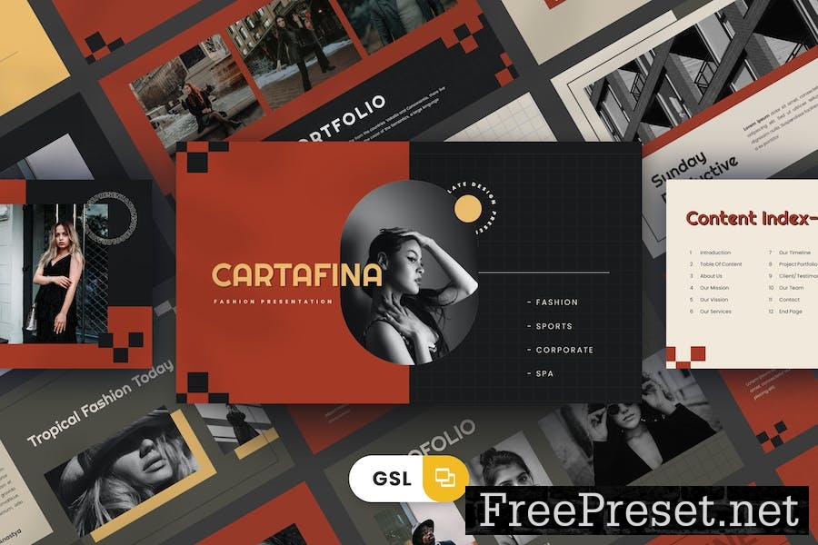 Cartafina - Google Slides Templates AQF46B9