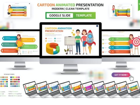 Cartoon Google Slides Presentation Templates RC8LF78