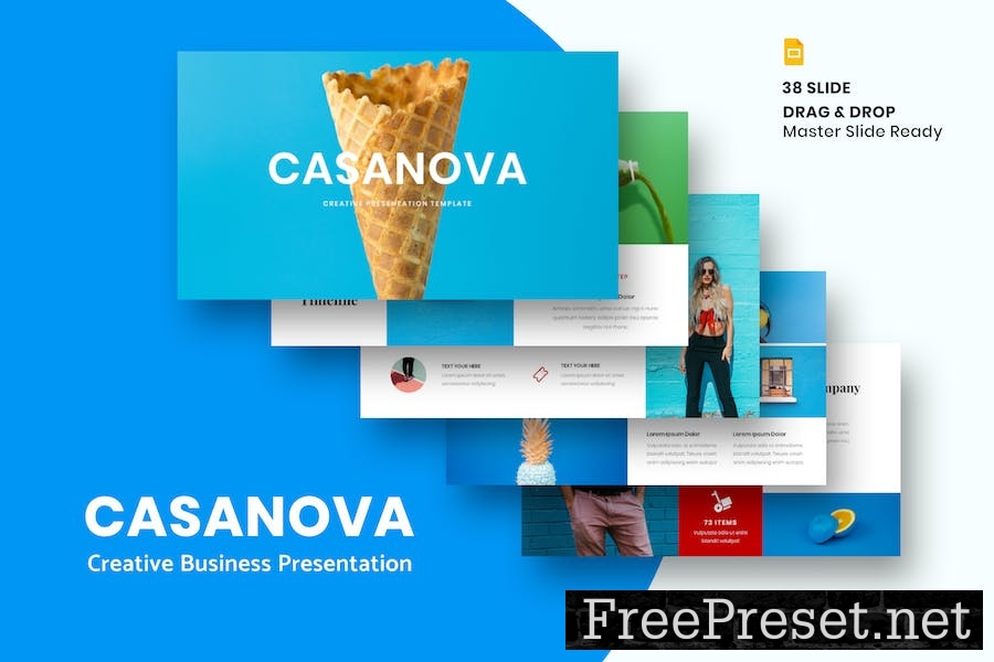 Casanova - Creative Business Google Slides NXR4BSD