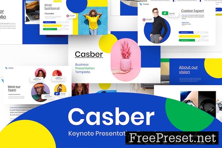 Casper – Business Keynote Template 3C8P4AD