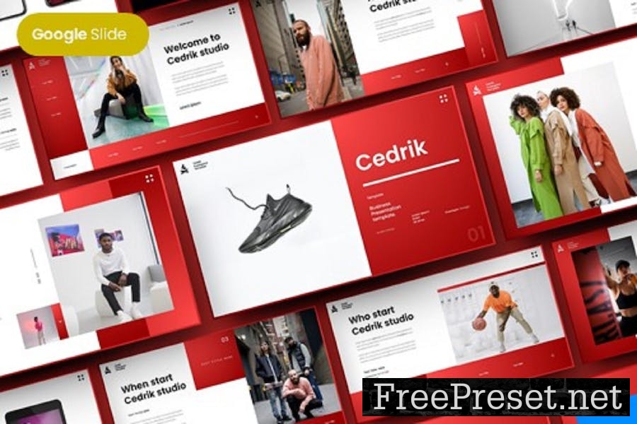 Cedrik - Business Google Slide Template 85DLT27