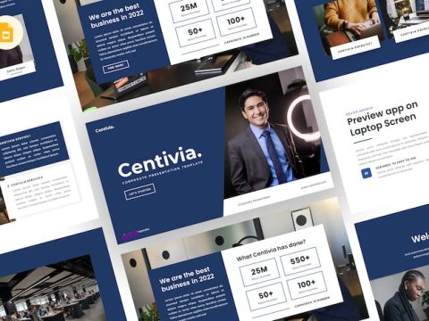 Centivia - Corporate Google Slides Template HVSUHPV