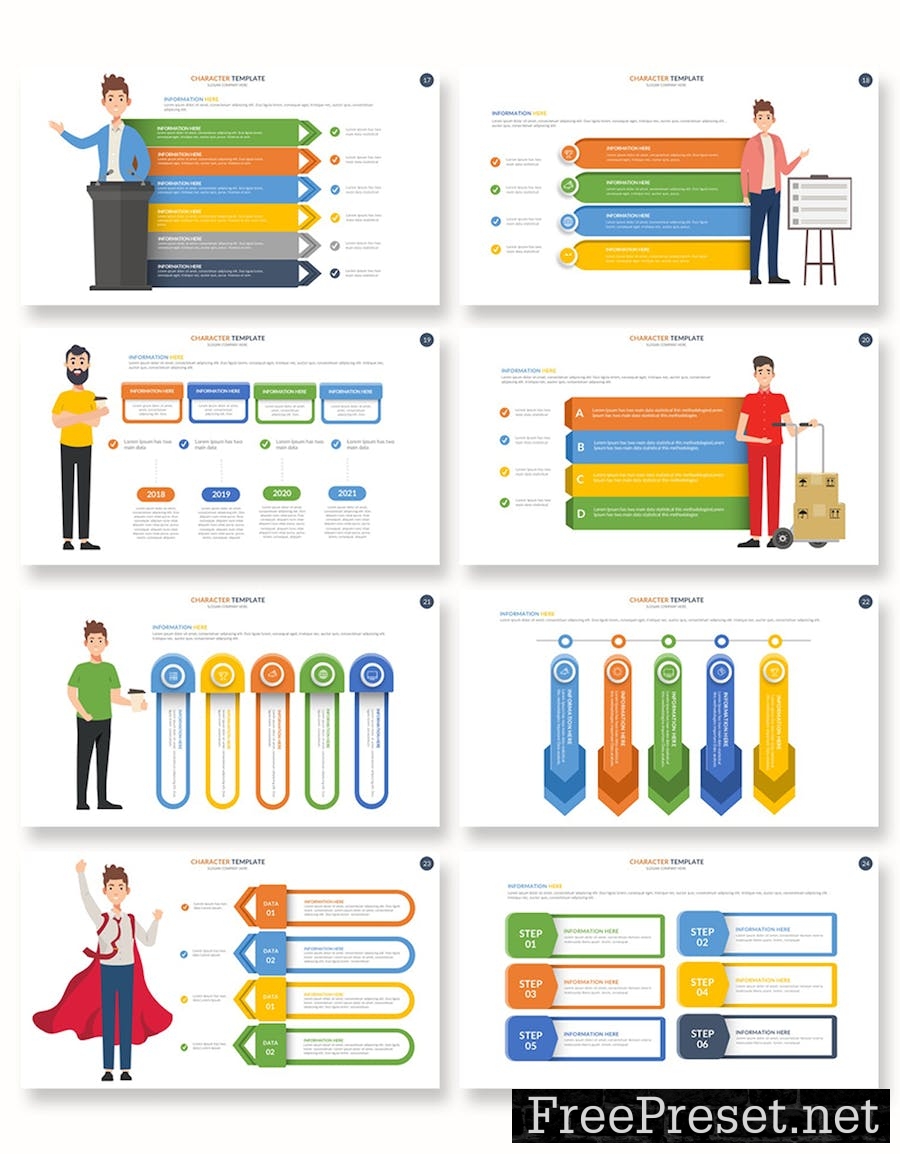 Character Animate Google Slides Template RFXSV66