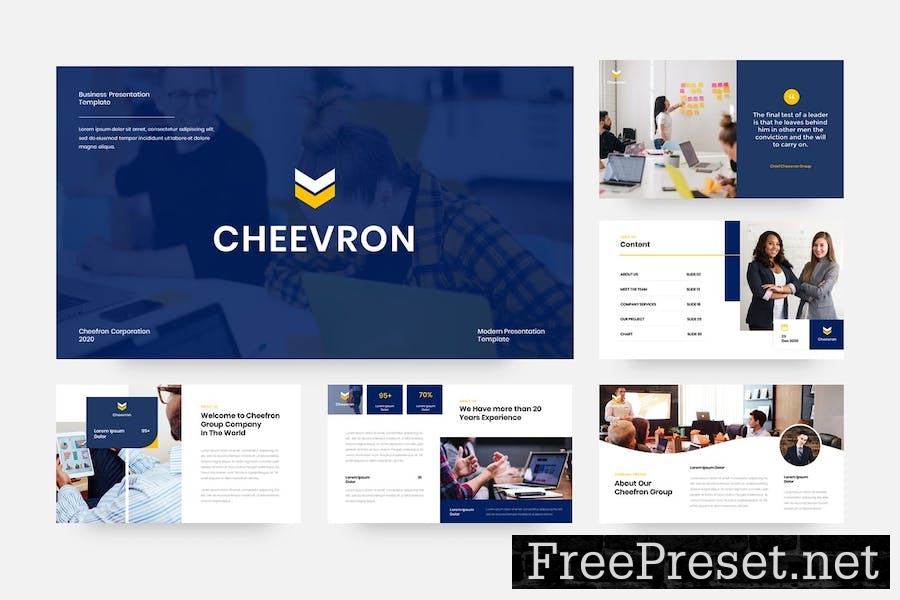 Cheevron – Company Business Corporate Google Slide XTXNEJU