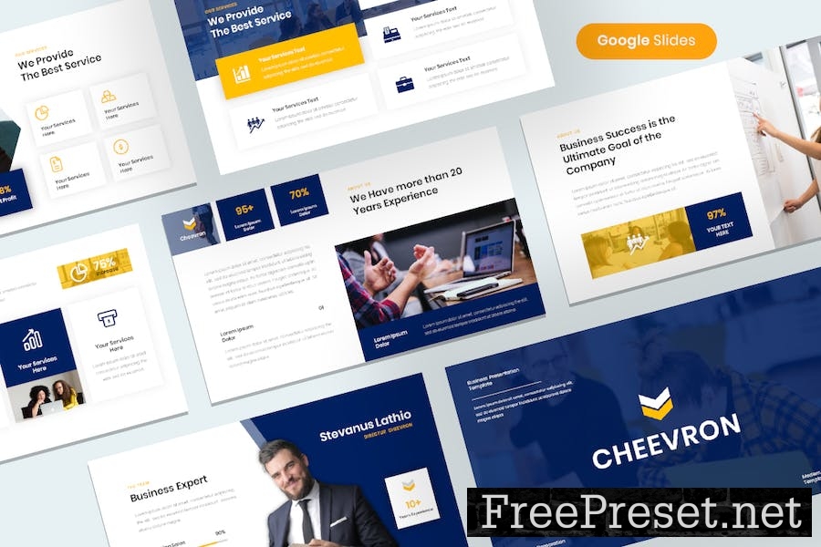 Cheevron – Company Business Corporate Google Slide XTXNEJU