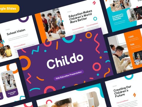 CHILDO - Education Kindergarten Google Slides QG6X3RE