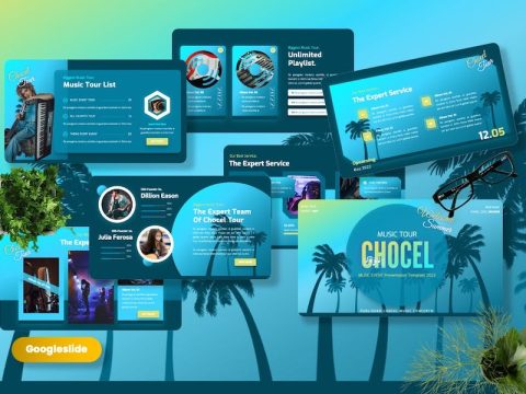 Chocel - Music Events Googleslide Template Y7WY75H