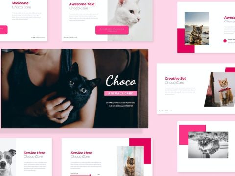 Choco Animals Presentation Google Slides NX8LJND