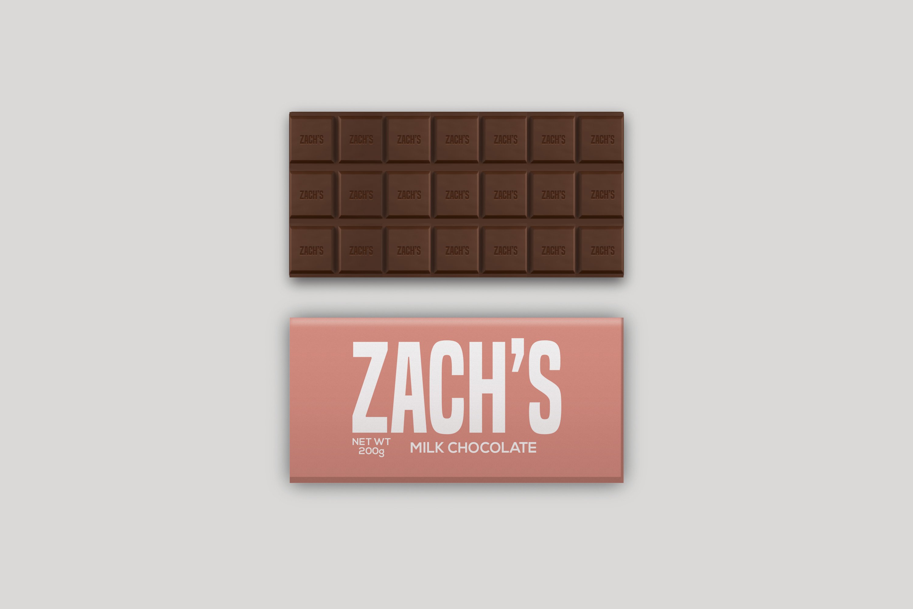 Chocolate Bar Paper Pack Mockup 4446570