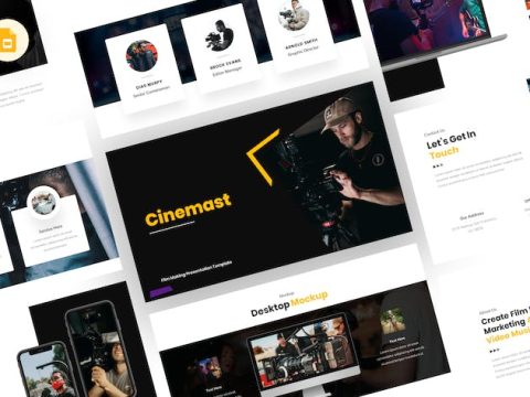 Cinemast - Film Making Google Slides Template AGENDN2