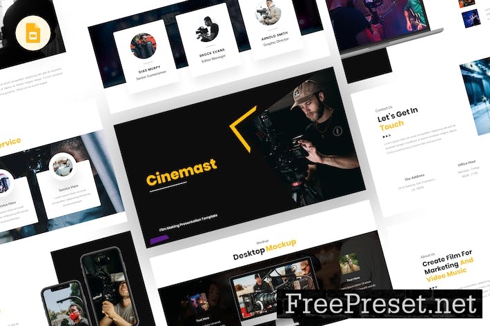Cinemast - Film Making Google Slides Template AGENDN2