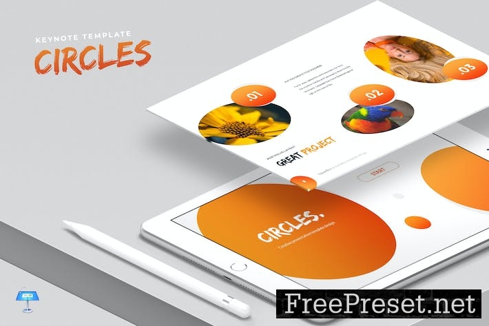 Circles - Keynote Template RQPKA9