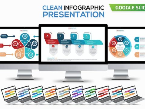 Clean Infographics Google Slides Template E5PX6HK