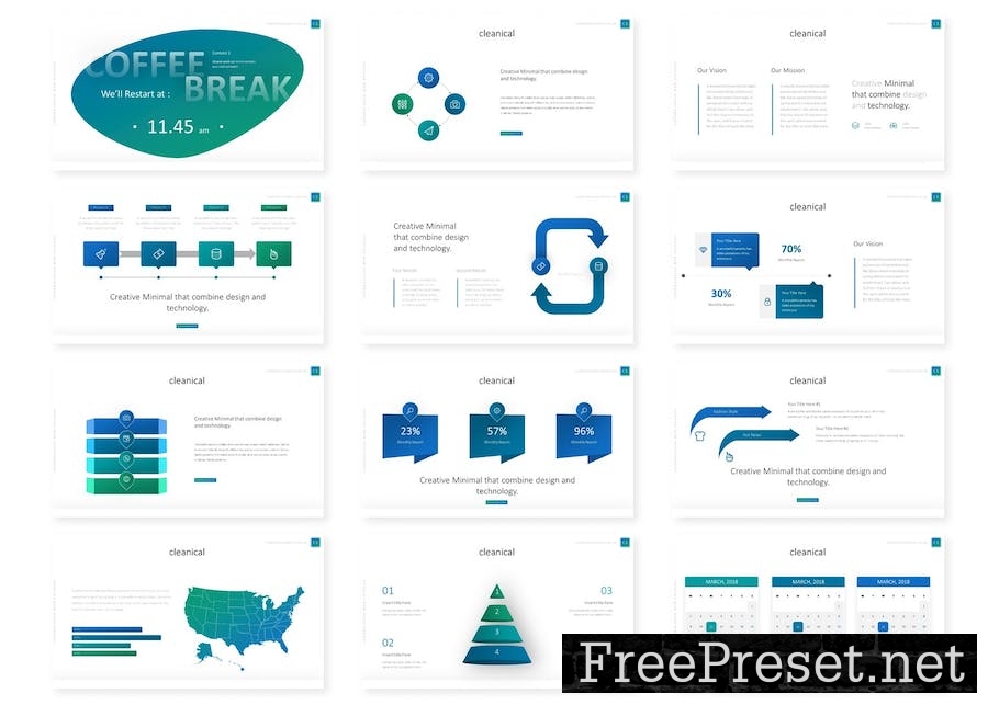 Cleanical Keynote Template DLPU9B