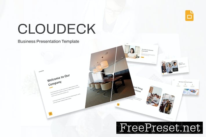 ClouDeck - Business Google Slides Presentation 894KGK8