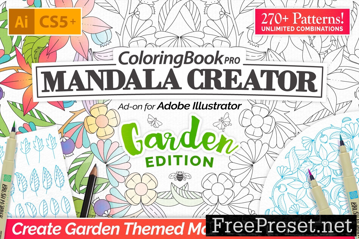 Coloring Book Pro - Garden Edition