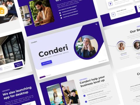 Conderi - Marketing Google Slides Template CJT69C7