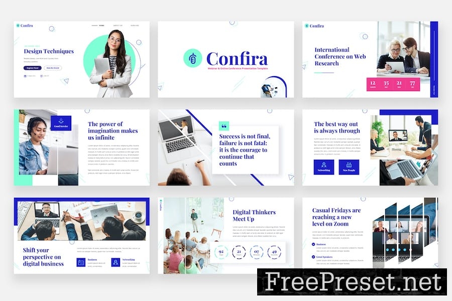 CONFIRA - Webinar Keynote Template VUFFTJP