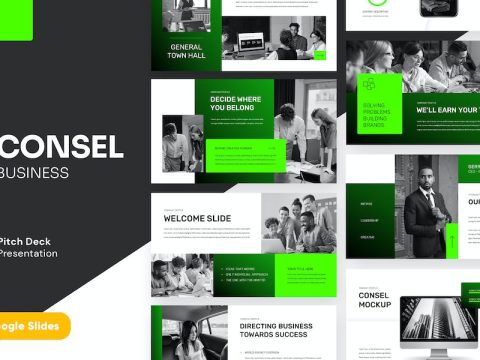 CONSEL - Business Pitch Deck Google Slides 5DLSLQW