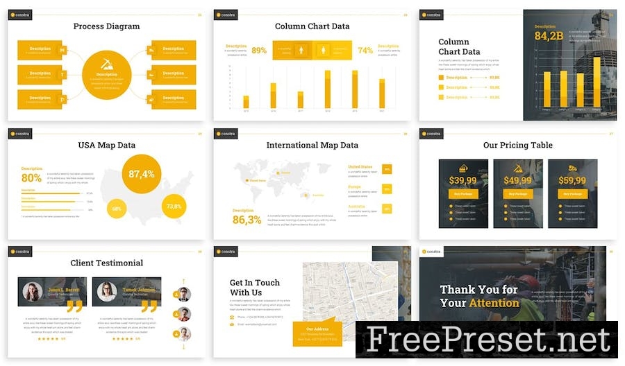 Constra - Construction Google Slide Template JTVNBAS