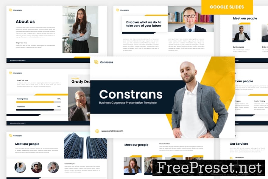 Constrans - Pitch Deck Google Slides Template JVUGT9S