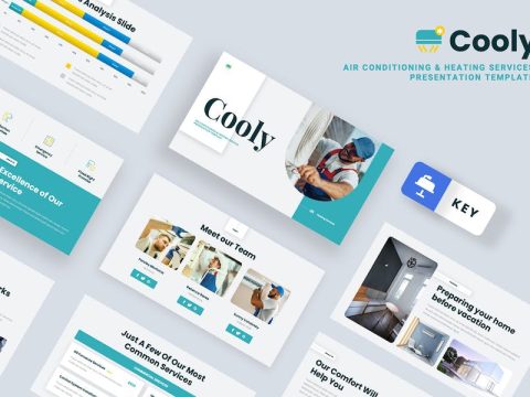 COOLY - Air Conditioning Keynote Template 5GFKTJK