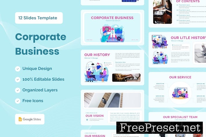 Corporate Presentation Template - Google Slides