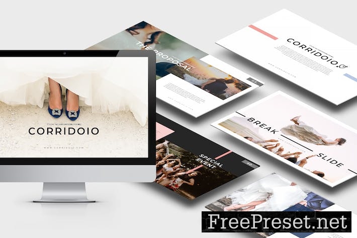 Corridoio : Wedding Organizer Keynote Template T53JY6