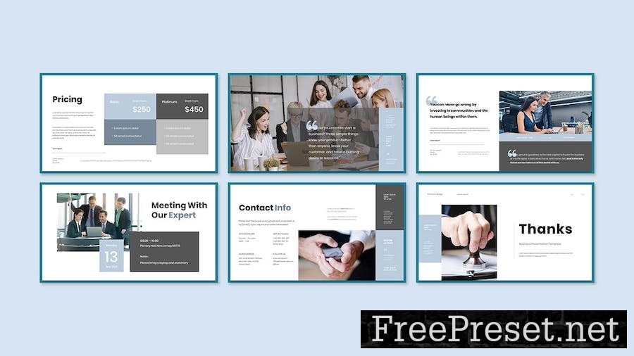 County Business Presentation Google Slide Template 4XSET3V