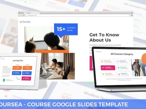 Coursea - Course Google Slide Template KNYVNFY