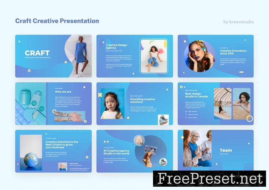 Craft - Creative PowerPoint Presentation FHRH427