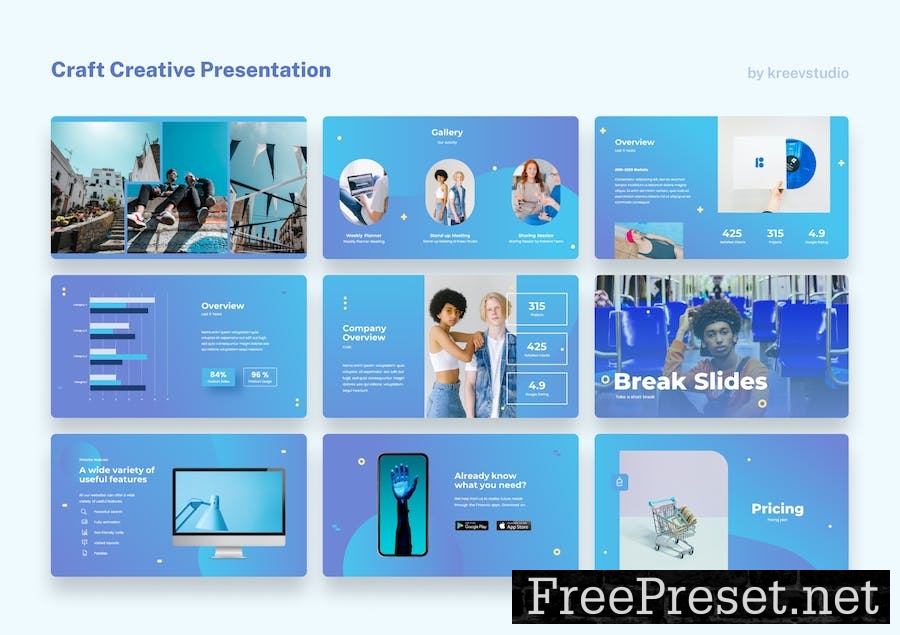 Craft - Creative PowerPoint Presentation FHRH427